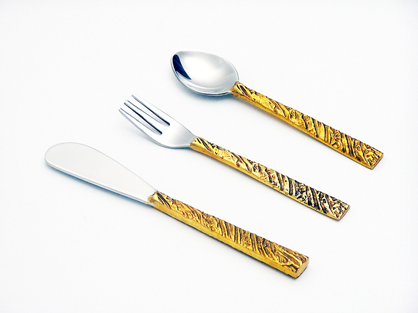 Cutlery Set Brass Royal Kids