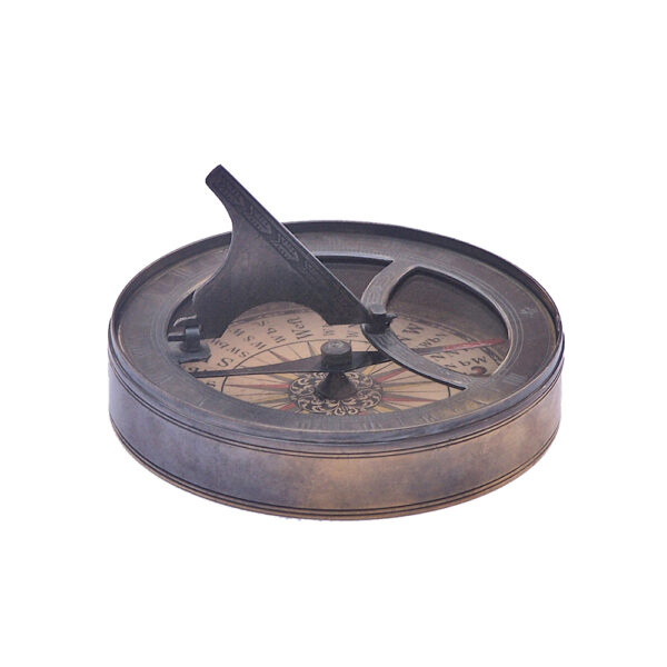 Sundial Compass With Lid