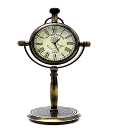 Table Clock With Compass