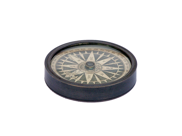 Antique Paper Weight Compass