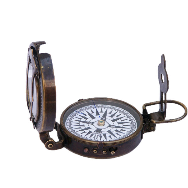 Military Compass Bronze Finish